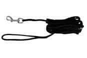 Honden - Trixie Tracking leash round S–M: 5 m/ø 5 mm Zwart - TX19751