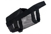 Honden - Trixie Muzzle with net insert polyester S–M Zwart - TX19262