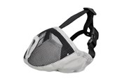 Honden - Trixie Muzzle for short-nosed breeds polyester S–M short Grijs - TX17626