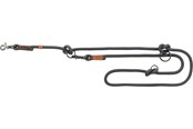 Honden - Trixie BE NORDIC Adjustable Leash Grey/Brown S–M 8mm 2M - TX17221