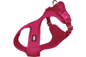 Honden - Trixie Comfort Soft touring harness XXS–XS: 28–40 cm/15 mm fuchsia - TX16258