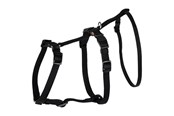 Honden - Trixie Panic Harness Stay S–M: 40–65 cm/15 mm Zwart - TX13092