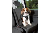 Honden - Trixie Comfort car harness M: 50–65 cm/20 mm Zwart - TX12856
