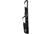 Honden - Trixie Universal Riemband mounteneer carabiner 30 cm/38 mm Zwart - TX12775