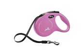 Honden - Flexi New Classic M-L leash 5 m pink - H7847P