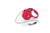 Honden - Flexi New CLASSIC XS Cord Leash 3m 8kg Red - H7840R