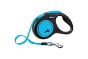 Honden - Flexi New Neon S Tape 5 m (black/neon blue) - H7831L