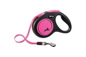 Honden - Flexi New NEON m leash 5 m 25 kg Zwart / neon Roze - H7829P