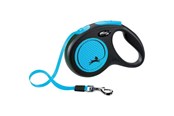 Honden - Flexi New NEON m leash 5 m 25 kg Zwart / neon Blauw - H7829L