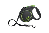 Honden - Flexi Zwart Design L leash 5 m 50 kg Groen - H78016G