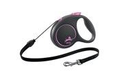 Honden - Flexi Black Design M leash 5 m 20 kg pink - H78013P