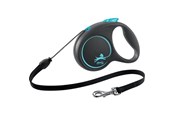 Honden - Flexi Zwart Design m leash 5 m 20 kg Blauw - H78013L