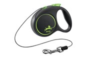 Honden - Flexi Zwart Design XS leash 3 m 8 kg Groen - H78011G