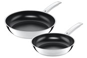 Pannen - WMF Durado fry pan 24+28 cm set steel handle - 0748026021