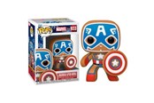 Merchandise - Funko! - POP! Marvel: Marvel Holiday - Gingerbread Captain America - Figuur - 0889698506571