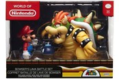 Speelsets - Jakks Super Mario 4 inch Mario tegen Bowser figuur set - 64512-4L