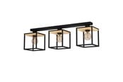 Lampen - EGLO LIBERTAD Plafondarmaturen, zwart, bruin - 99856