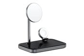 Mobiel - Adapters & Opladers - Satechi 3-in-1 Magnetic Draadloos Charging Stand - ST-WMCS3M