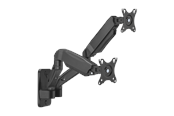 Monitorbevestiging - DUTZO Monitor arm voor 2 monitor (17"-32") - Muur editie (Zwart) - MMWA-2