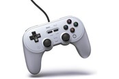 Gaming accessoires - 8BitDo Pro2 Wired Gamepad for Switch and Windows - Grey - Wired Controller - Nintendo Switch - 6922621501824