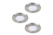 Smart Home - EGLO FUEVA-Z recessed spotlight Ø85 mm satin nickel 3-pack - 900111