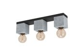 Lampen - EGLO PRESTWICK 3 Plafondarmaturen, grijs - 43596