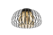 Lampen - EGLO ENCINITOS Plafondarmaturen, zwart, goud - 99664