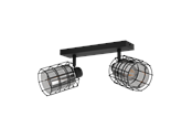Lampen - EGLO CONSACA spot, zwart-transparant - 99712