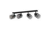 Lampen - EGLO CONSACA spot, zwart-transparant - 99713
