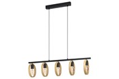 Lampen - EGLO IPSDEN hanglamp, bruin - 43552