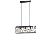 Lampen - EGLO GILTSPUR hanglamp, zwart - 43554