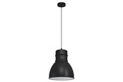 Lampen - EGLO EBURY hanglamp, zwart, wit - 43621