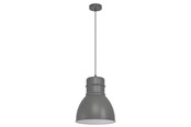 Lampen - EGLO EBURY hanglamp, grijs, wit - 43622