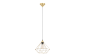 Lampen - EGLO TARBES hanglamp, geelkoper-geborsteld - 43679