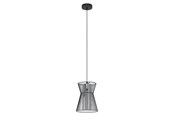 Lampen - EGLO MASETA hanglamp, zwart-transparant - 99633
