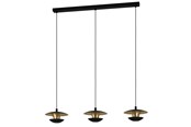 Lampen - EGLO NUVANO hanglamp, zwart, goud - 99663