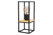 Lampen - EGLO LIBERTAD Tafellampen, zwart, bruin - 99797