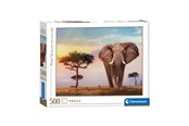 Puzzels - Clementoni 500 pcs High Quality Collection African Sunset - 35096