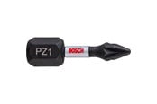 Boren en bits - Bosch Impact Control Torsion Pozi Schroevendraaier Bits PZ1 25MM 2 stuks. - 2608522400