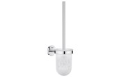 Badkamer accessoires - Grohe bau cosmopolitan toilet brush set Chroom - 40463001