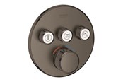 Douche- en montageaccessoires - Grohe Grohtherm SmartControl THM Trimset Ronde 3SC Grafiet - 29121AL0