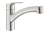 Mengkranen en fittingen - Grohe Eurosmart ohm wastafel met dubbele sproeier en lage uitloop - 30305001