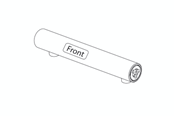 Toiletten, stoelen, bidets en reserveonderdelen - Pressalit replacement console tube white - A6011000