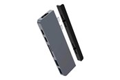 Docking station - Hyper Drive DUO Dockingstation - USB-C / Thunderbolt 3 - HDMI: Drive DUO Dockingstation - USB-C / Thunderbolt 3 - HDMI - HD28C-GRAY