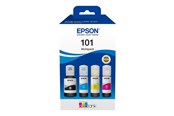 Inkt, toner en verbruiksartikelen - Epson 101 Multipack - 4-pack - black yellow cyan magenta - original - ink tank - C13T03V64A