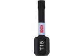 Boren en bits - Bosch Impact Control Schroevendraaier Bits T15 25 mm 2 stuks. - 2608522473