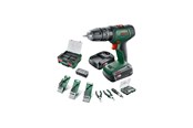 Elektrische schroevendraaier & boor - Bosch Universal Impact 18V + SystemBox 1.5/2.5AH M/46AC - 06039D4108
