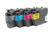 Inkt, toner en verbruiksartikelen - Brother LC 422 Value Pack - (Black Geel Cyaan Magenta) Inkt - LC422VAL