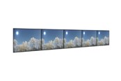 Muurbevestigingen, AV-bevestigingen & AV-meubels - HI-ND Videorow - Montage kit - for 5x1 Video wall (landscape) - Max 60 kg - recommended for 43" - VR4300-0501