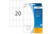 Papier, fotopapier en etiketten - HERMA labels - 640 label(s) - 19 x 40 mmlabels - 640 etiket(ten) - 19 x 40 mm - 2400